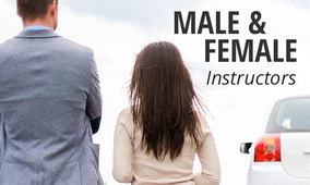 Male and Female Driving Instructors
