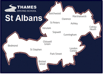 St Albans Driving School Map